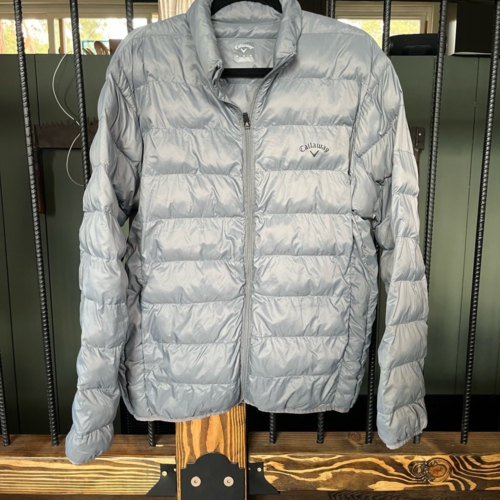 Callaway Men's Light Gray Puffer Jacket